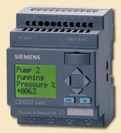 Логический модуль с дисплеем Siemens LOGO! 24RC Логический модуль с дисплеем Siemens LOGO! 24RC